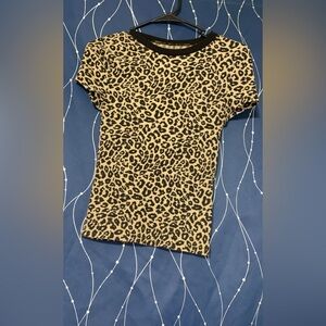Cheetah Print shirt size small